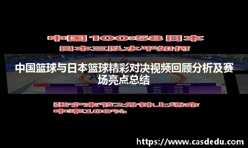 中国篮球与日本篮球精彩对决视频回顾分析及赛场亮点总结